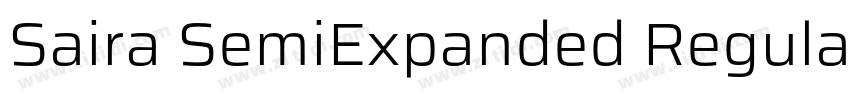 Saira SemiExpanded Regular字体转换 Saira SemiExpanded Regular字体转换